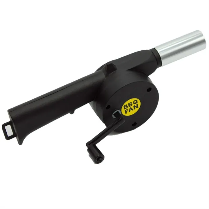 Lēts manuāls grila ventilators korejiešu klasisks melns grila ventilators gaisa pūtējs FD301A-1
