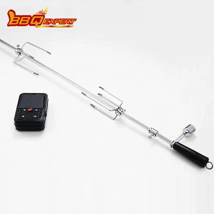 Elektrisko bārbekjū Rotisserie komplekts 110cm