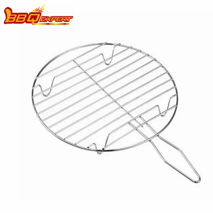 Garantētas kvalitātes apaļie grila plaukti grilēšanai