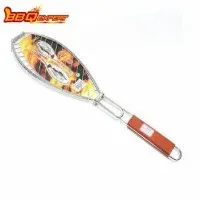 Spēcīgs vadu vienas zivju grils ogļu bārbekjū