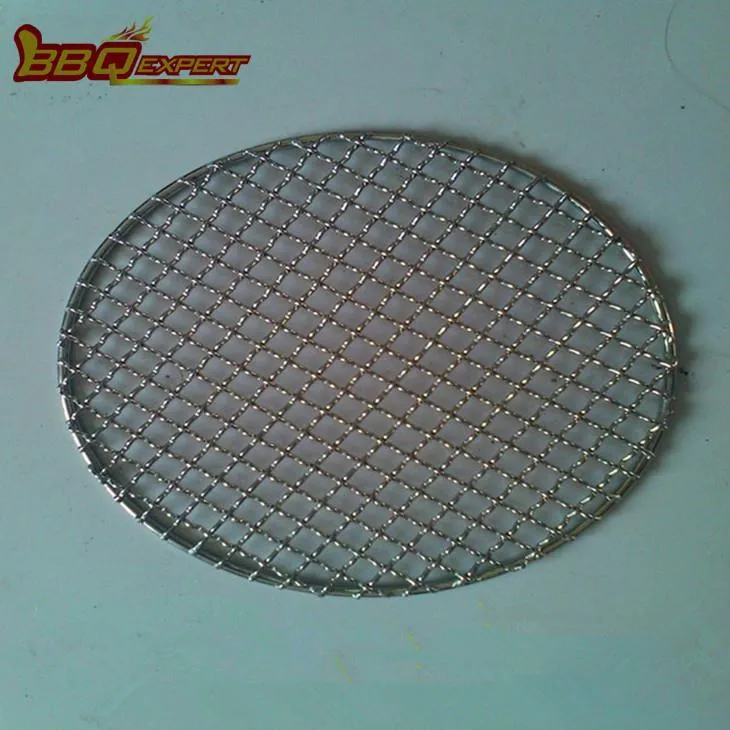 Viedais pārnēsājamais apaļais grils mazai BBQ krāsnij